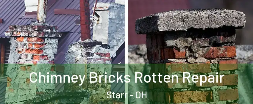 Chimney Bricks Rotten Repair Starr - OH