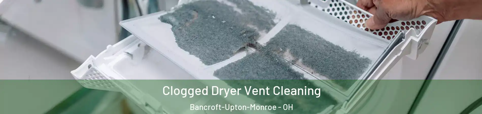 Clogged Dryer Vent Cleaning Bancroft-Upton-Monroe - OH