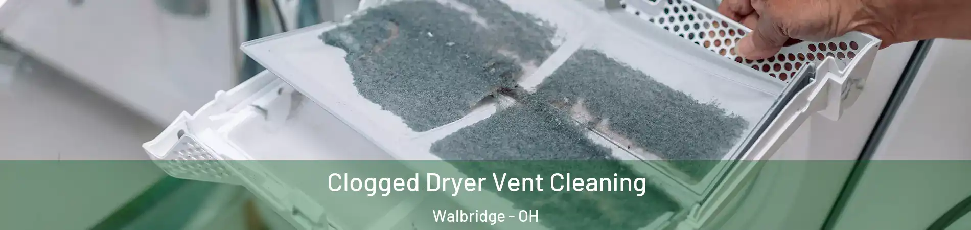 Clogged Dryer Vent Cleaning Walbridge - OH