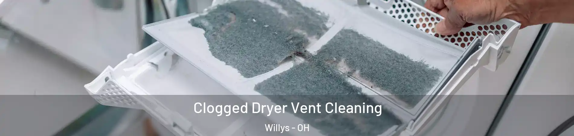 Clogged Dryer Vent Cleaning Willys - OH