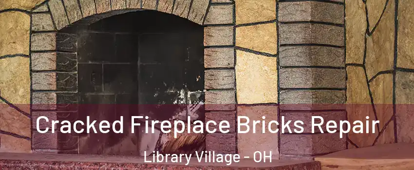 Cracked Fireplace Bricks Repair Library Village - OH