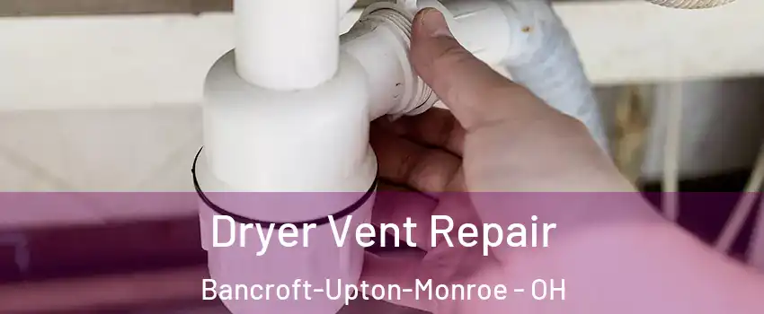 Dryer Vent Repair Bancroft-Upton-Monroe - OH