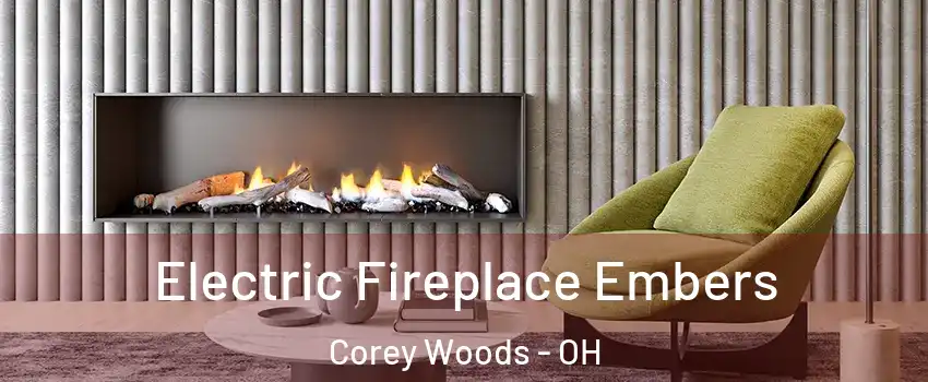 Electric Fireplace Embers Corey Woods - OH