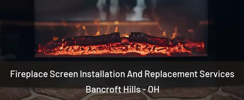 Fireplace Screen Installation And Replacement Services Bancroft Hills - OH