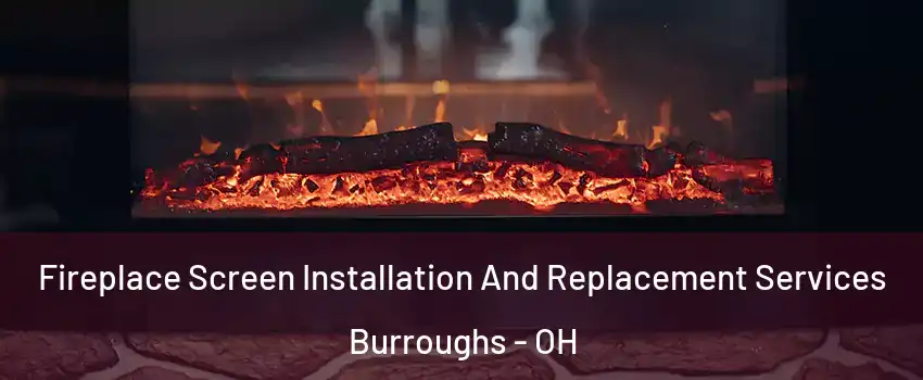 Fireplace Screen Installation And Replacement Services Burroughs - OH