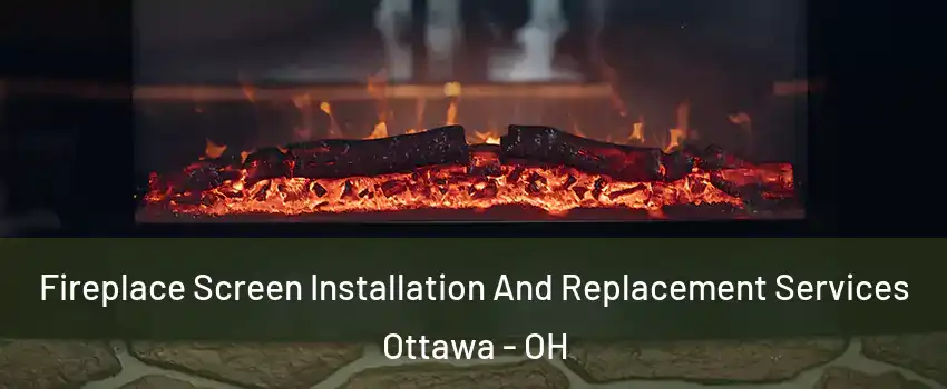 Fireplace Screen Installation And Replacement Services Ottawa - OH