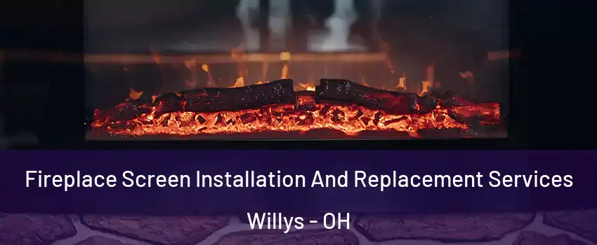 Fireplace Screen Installation And Replacement Services Willys - OH