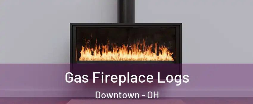 Gas Fireplace Logs Downtown - OH