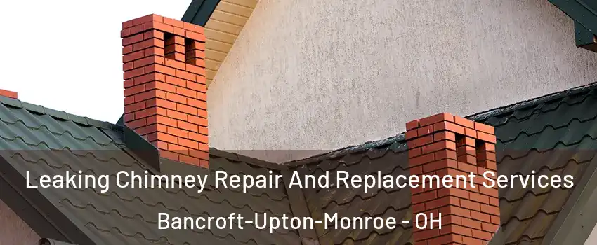 Leaking Chimney Repair And Replacement Services Bancroft-Upton-Monroe - OH