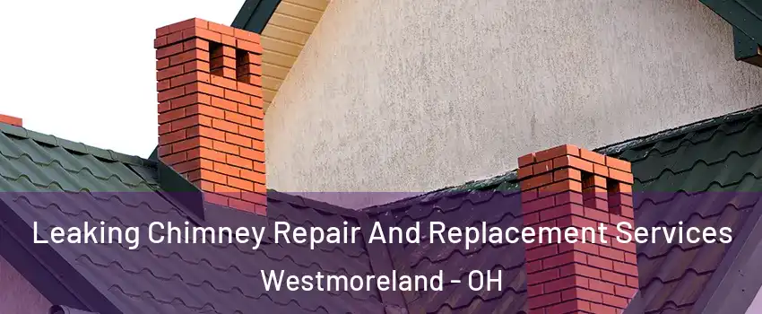Leaking Chimney Repair And Replacement Services Westmoreland - OH