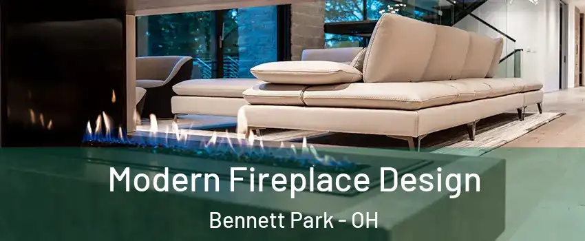 Modern Fireplace Design Bennett Park - OH
