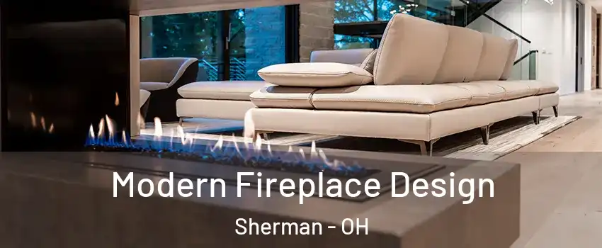 Modern Fireplace Design Sherman - OH