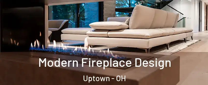 Modern Fireplace Design Uptown - OH