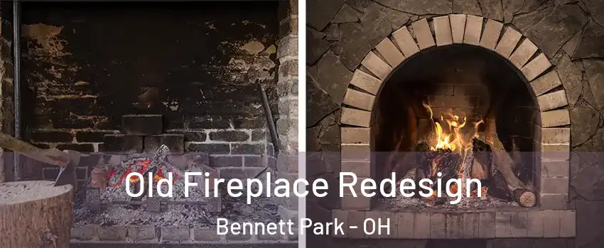 Old Fireplace Redesign Bennett Park - OH
