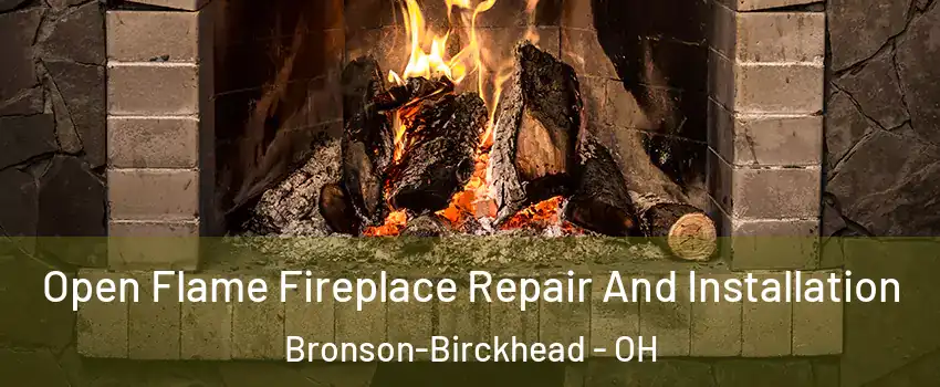 Open Flame Fireplace Repair And Installation Bronson-Birckhead - OH