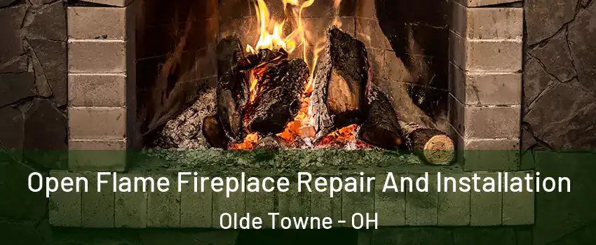 Open Flame Fireplace Repair And Installation Olde Towne - OH