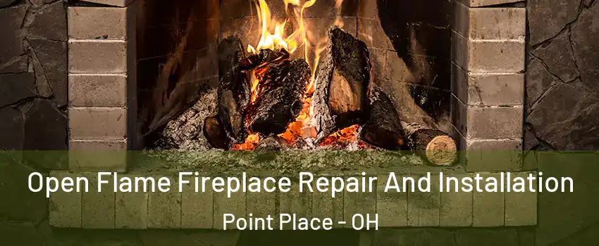 Open Flame Fireplace Repair And Installation Point Place - OH
