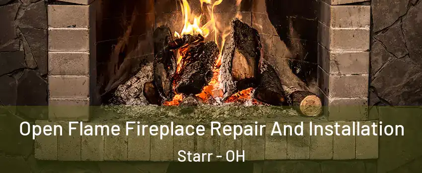 Open Flame Fireplace Repair And Installation Starr - OH